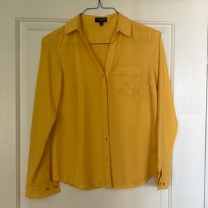 The Limited Golden Button-Up Blouse
